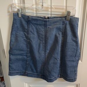 Free people Modern Femme denim skirt